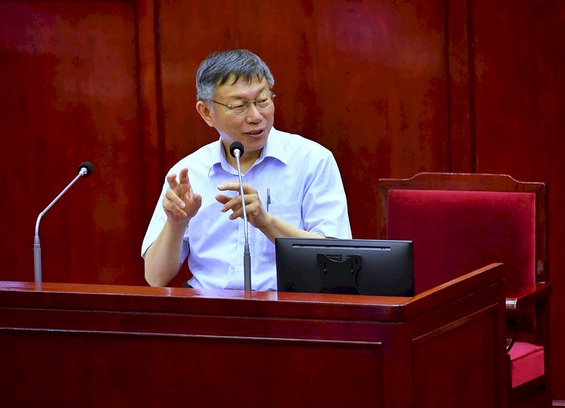 談大巨蛋復工 柯文哲:照規矩來一切好辦