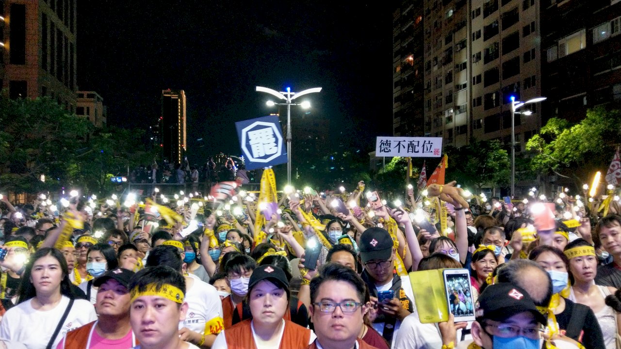 「選前之夜」罷韓團體大遊行 籲風雨無阻堅定投票