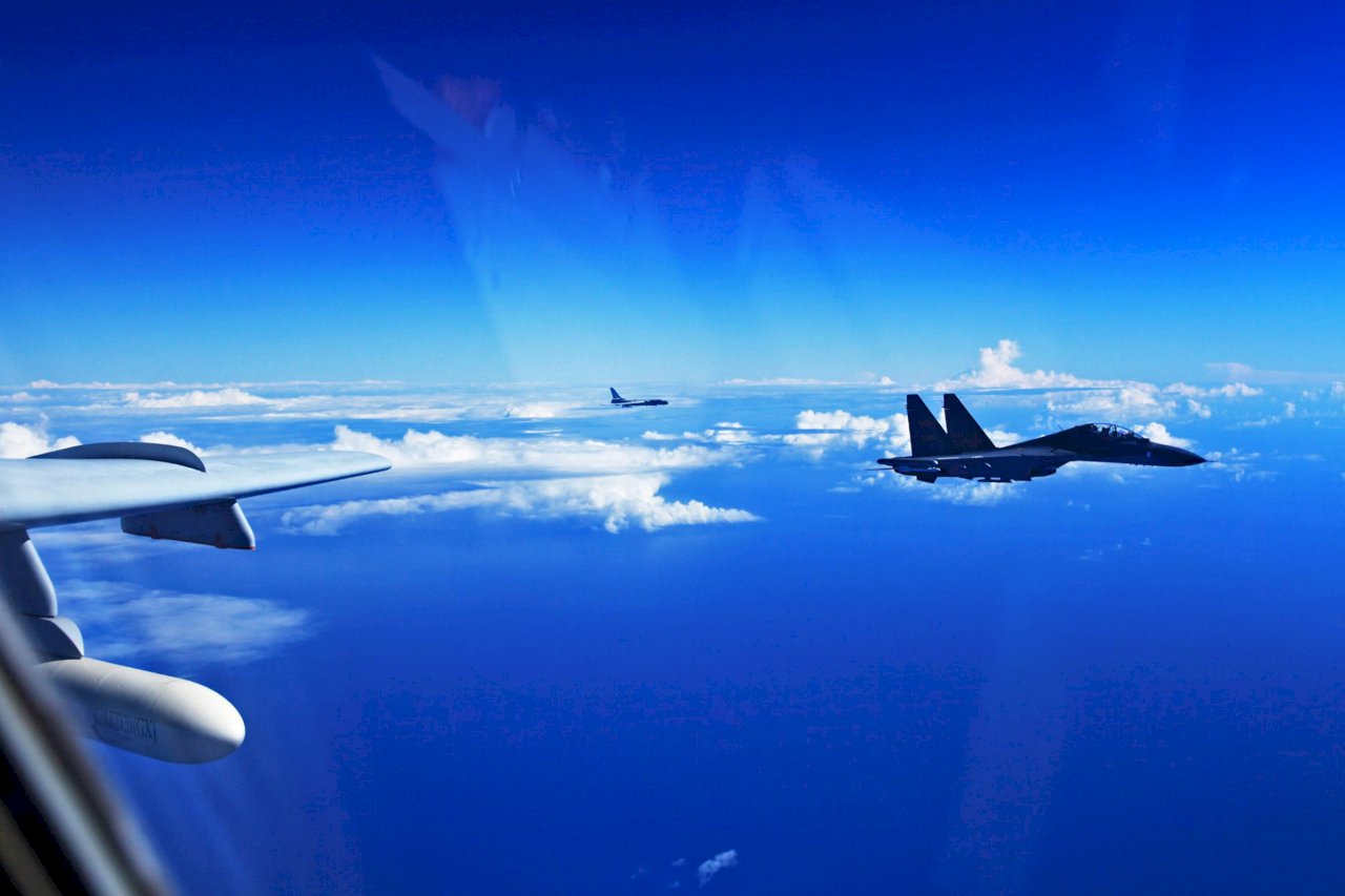 中共蘇愷戰機多架次進入台灣西南空域 遭我空軍驅離
