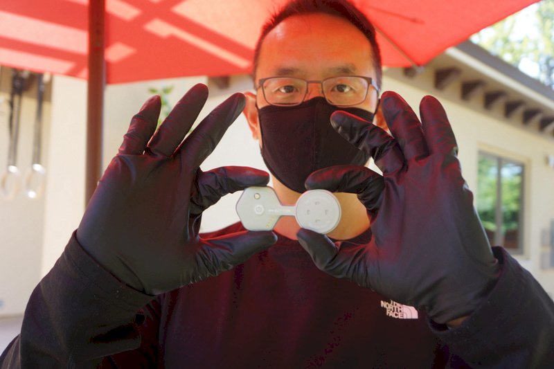 台裔創業家研發生物貼片 防疫監測新希望