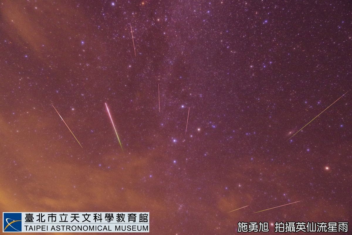 12日達極大  英仙座流星雨每小時近百顆