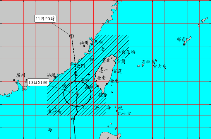 輕颱米克拉來襲 暴風圈逼近澎湖