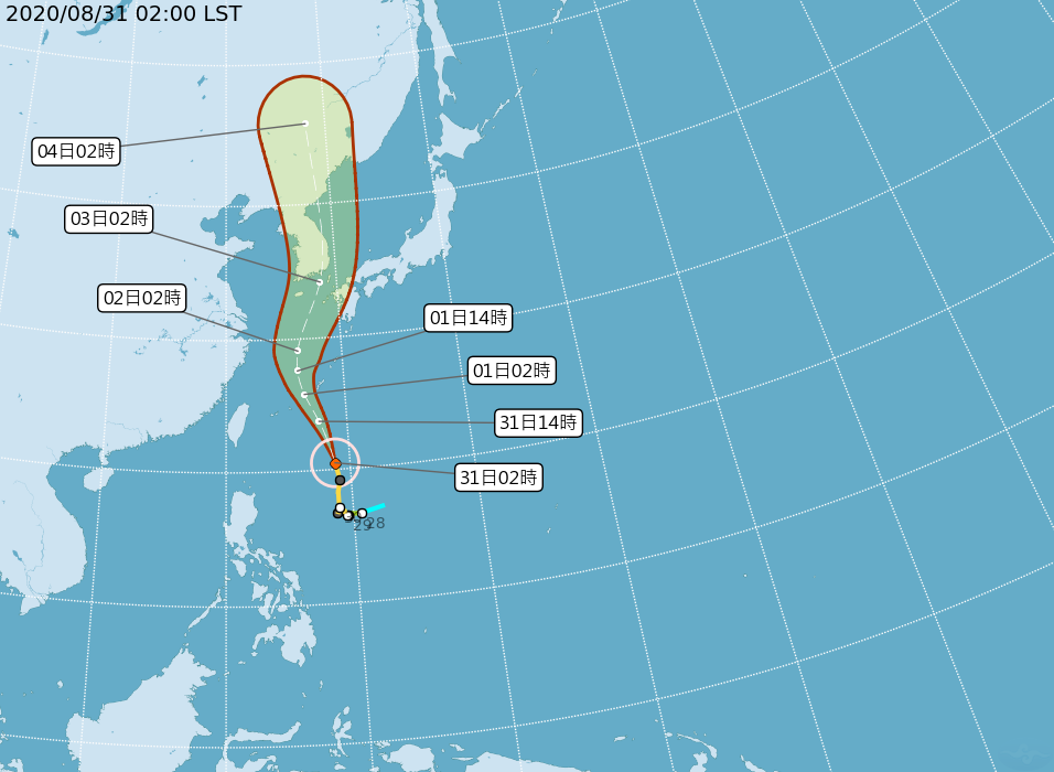 颱風今下半天最接近  北部間歇陣雨  北東沿海風浪大