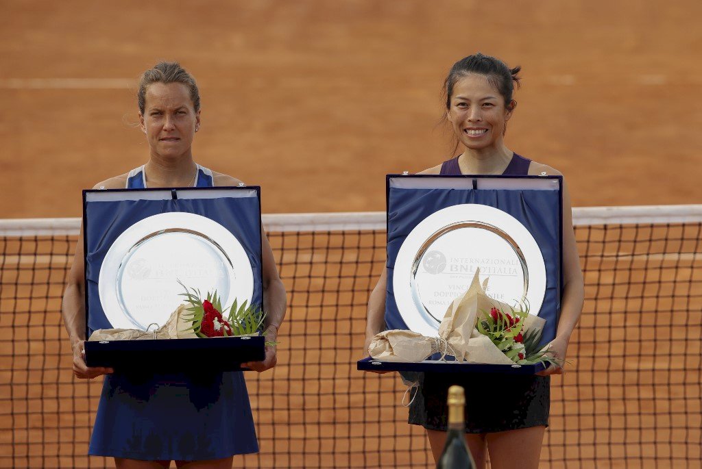 羅馬網賽　謝淑薇奪本季女雙第四冠