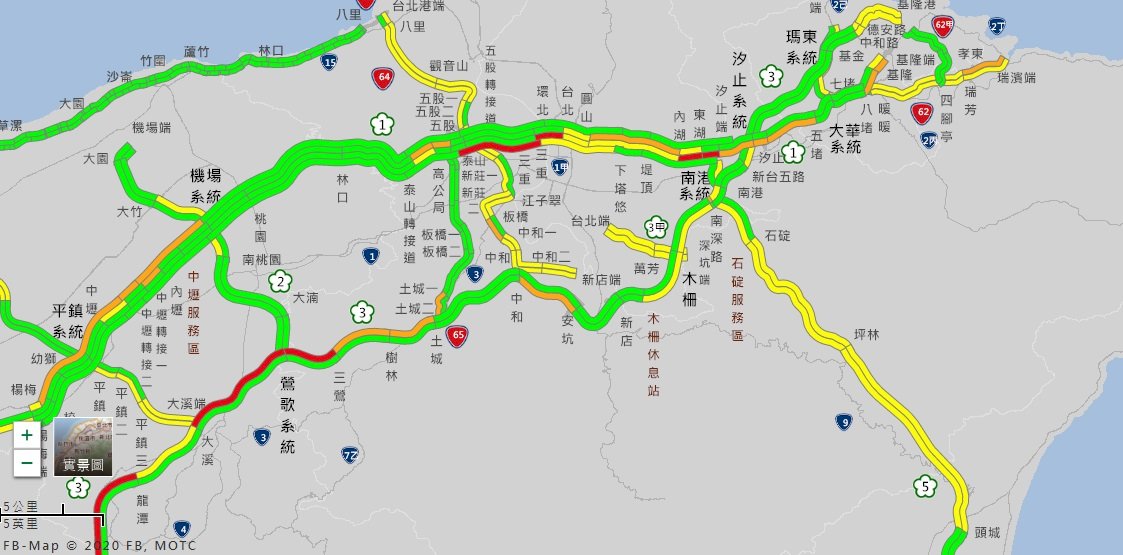 雙十連假首日出遊車潮現 高公局估兩波尖峰時段