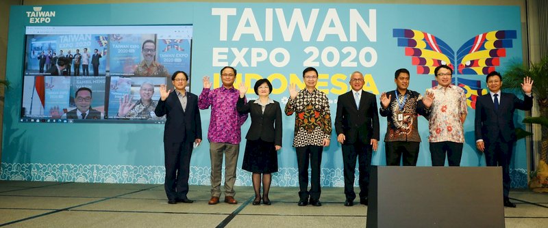 外貿協會14日舉辦「2020年線上印尼台灣形象展」，規劃展出6大主軸，包含智慧城市與工業4.0、健康醫療、新創電商、清真台灣、生活時尚及觀光與文化。（貿協提供）