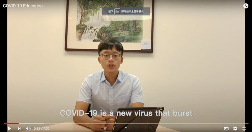 台青志工團特製防疫宣導片 送愛尼泊爾