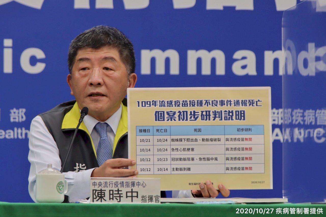 接種不喊停 陳時中：無證據顯示疫苗有問題