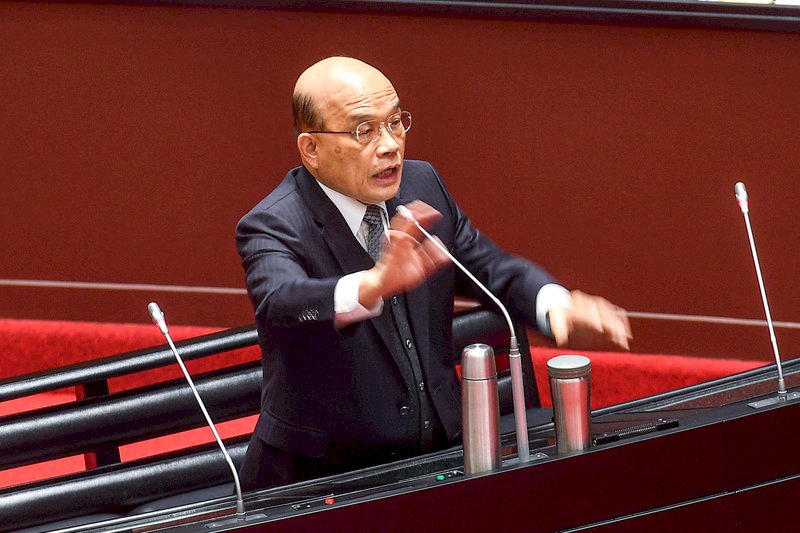 為萊豬議題遭嗆請辭 蘇貞昌:會忍辱負重前行
