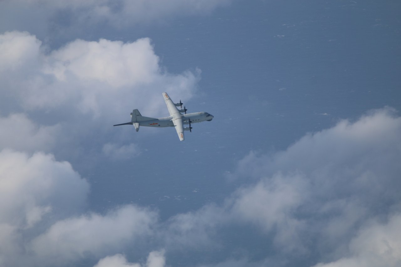 共軍運8技偵機擾台 空軍派遣空中巡邏兵力應對