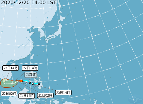 颱風科羅旺形成 往越南去對台灣無直接影響
