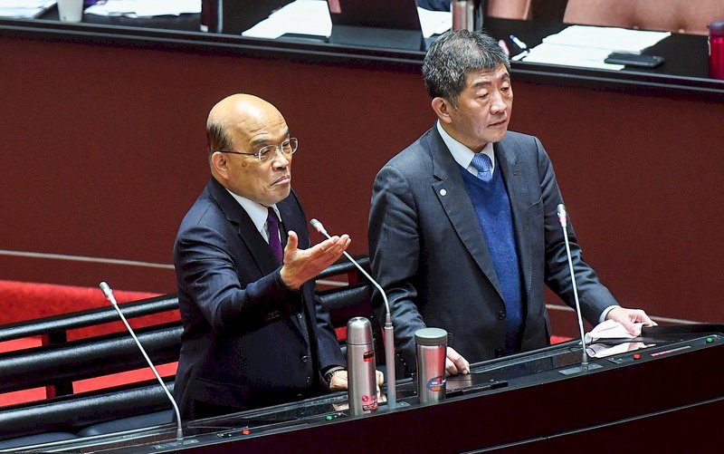 仿效拜登帶頭打武肺疫苗提振信心?蘇貞昌:我願意