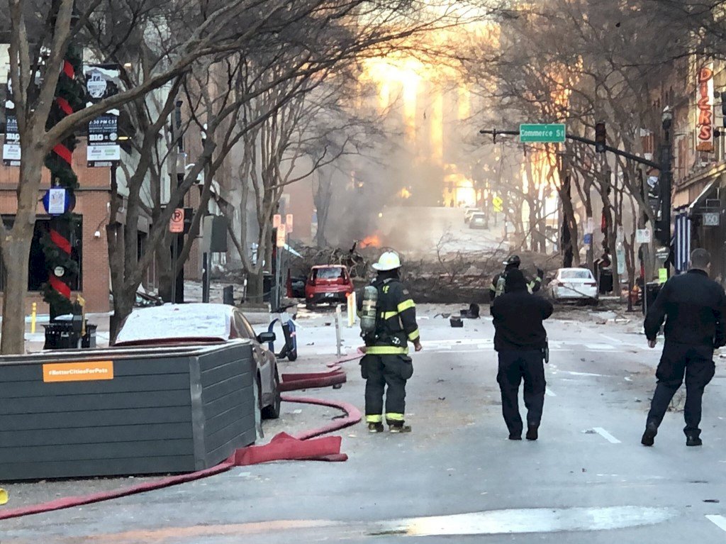 田納西耶誕節爆炸案 疑似自殺炸彈攻擊
