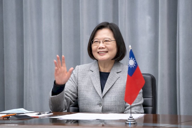 總統與克拉芙特視訊會談 盼美國繼續支持台灣加入聯合國