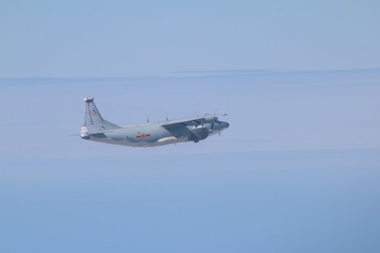 共軍運8遠干機擾台ADIZ 空軍廣播驅離