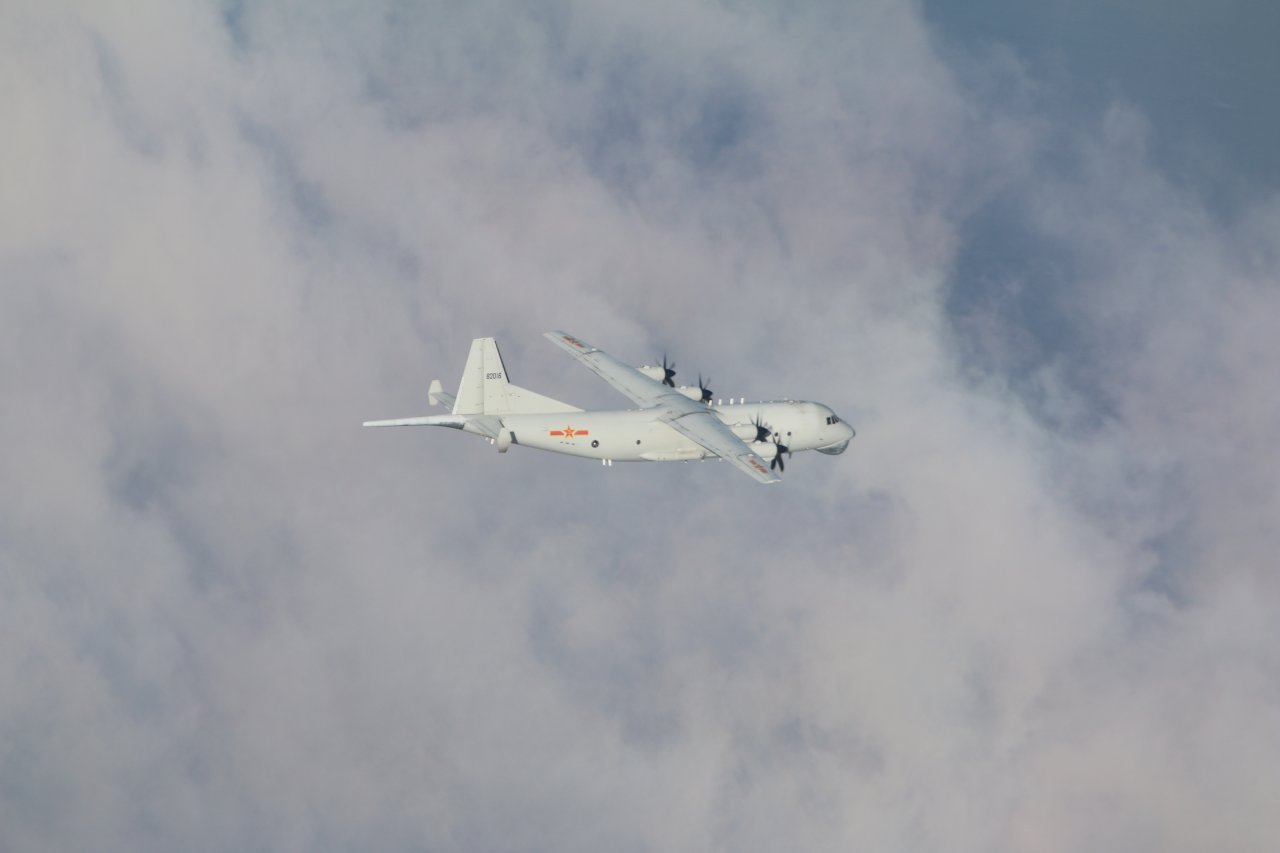 共軍1架次運8反潛機擾台 空軍兵力應對