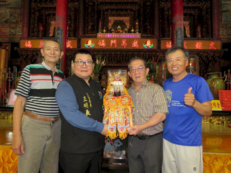向老天祈雨！台南聖母廟開基媽祖將繞跑日月潭
