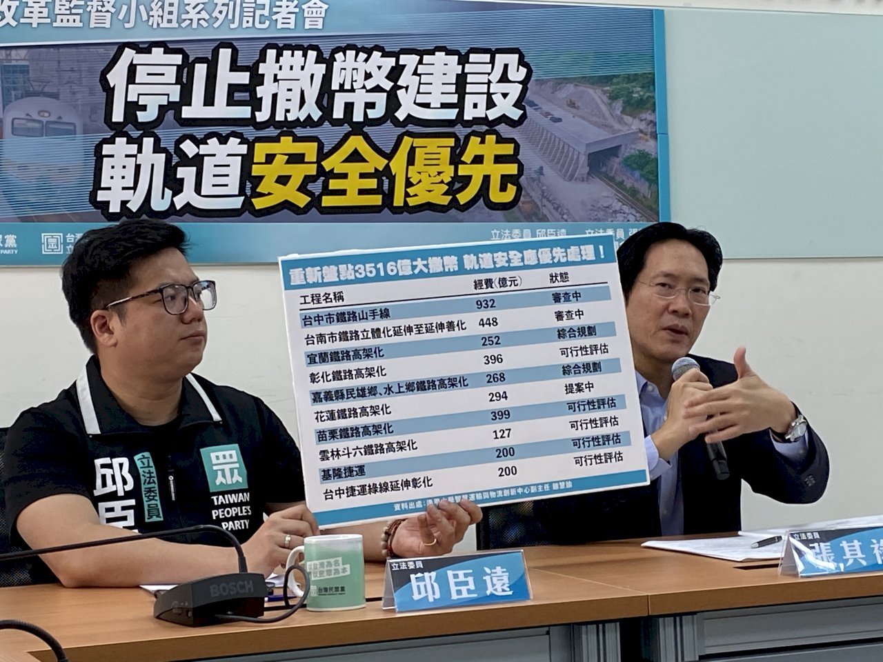 王國材接交通部長 民眾黨團期許：扛起台鐵改革重任