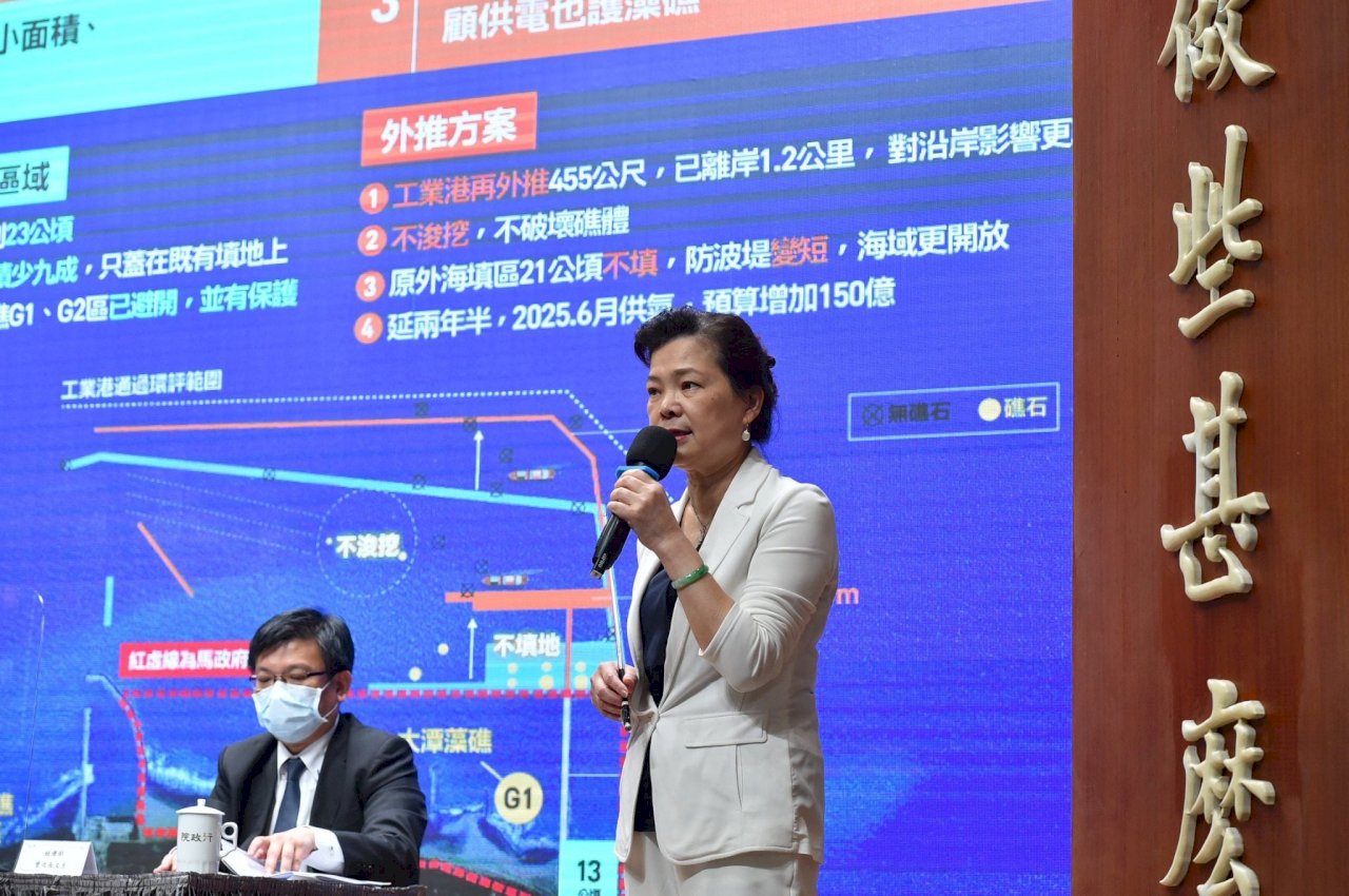 三接外推拍板 王美花:工業港浚挖不動工