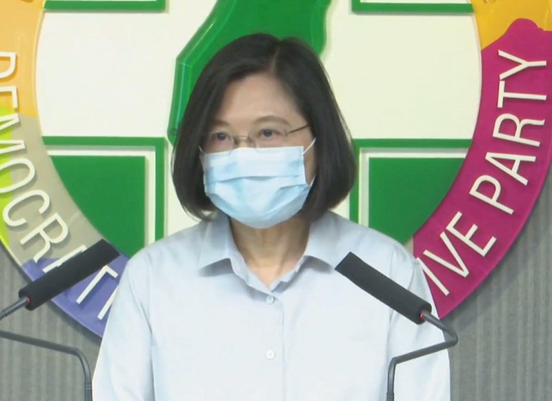 蔡總統:台灣人有無自我防衛決心是赫阻中共冒進的關鍵