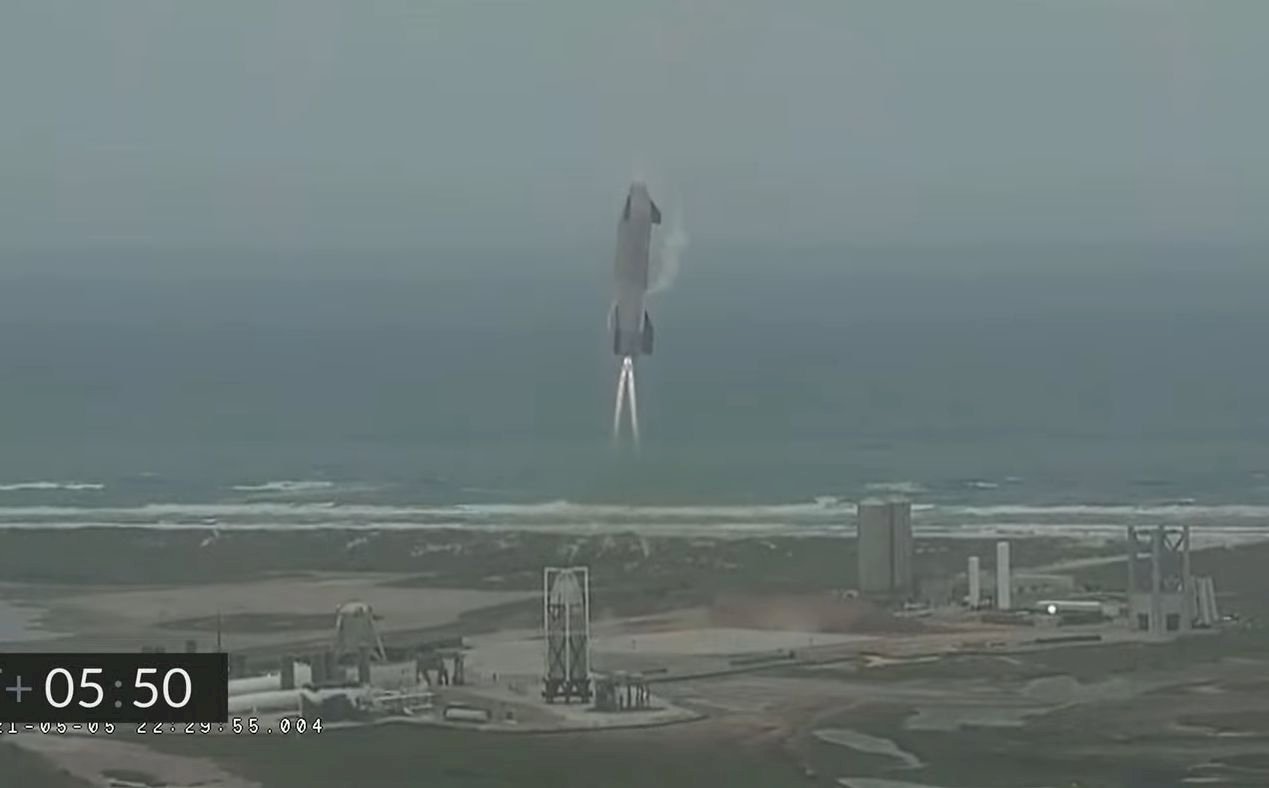 一掃前恥 SpaceX火箭第5度測試成功落地