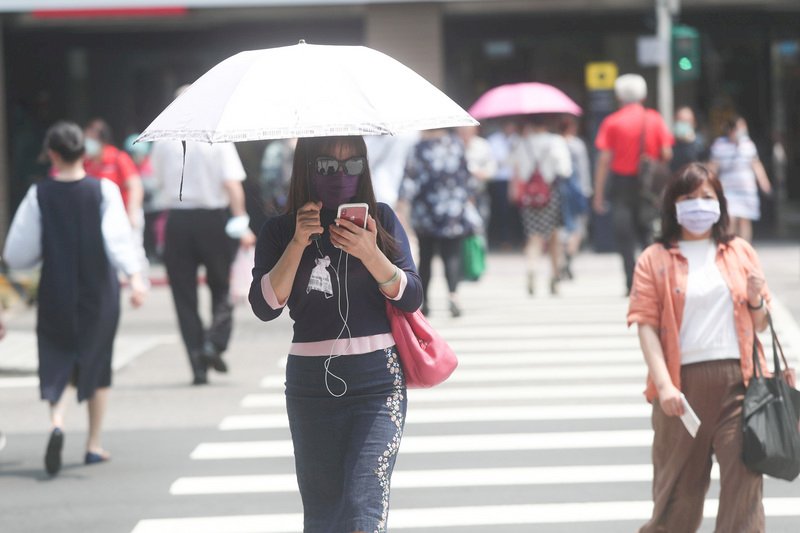 高壓壟罩 南投、南部地區恐達38度以上