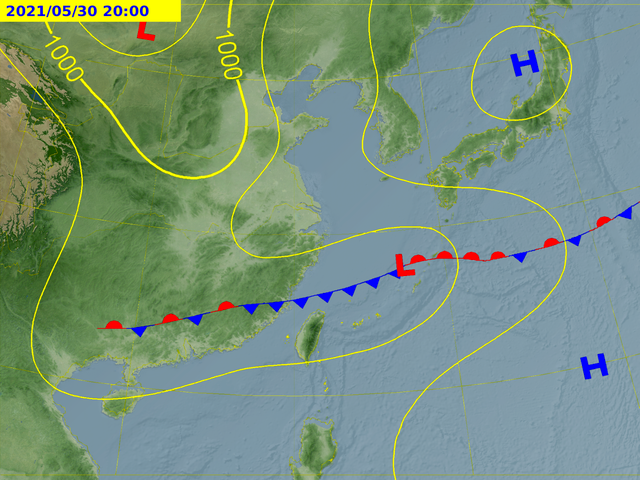 鋒面30日起滯留5天  全台有雨