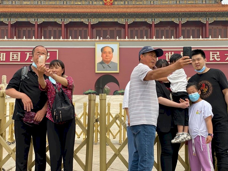 中共建黨百年在即 天安門週末舉行慶典演練