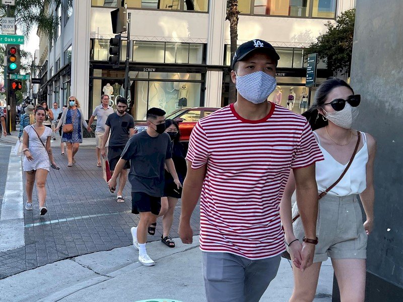 洛杉磯抗Delta變種病毒 重新建議室內戴口罩