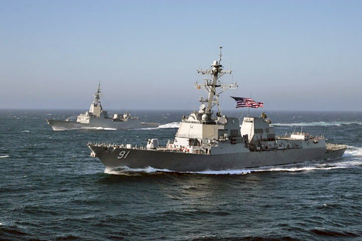 美驅逐艦、中國偵察艦現蹤花東外海 海軍嚴密監控