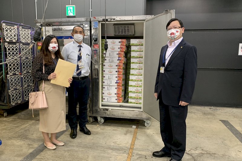 感謝日本贈疫苗 台南空運愛文芒果回贈