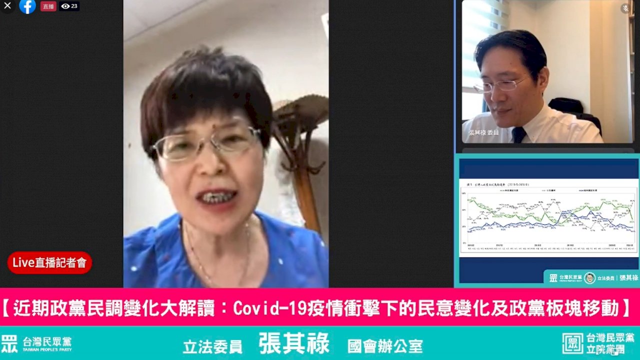 國人政黨認同民調分析 學者:搖擺選民僅8%