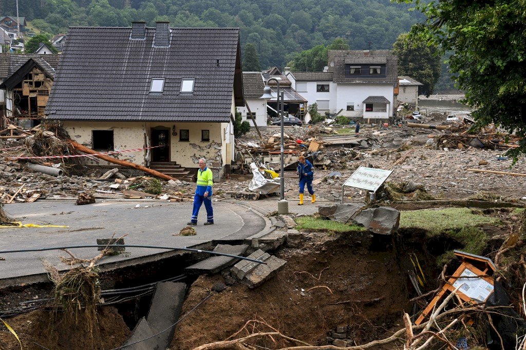 西歐百年最大暴雨 已知逾120死、最少1300人失聯