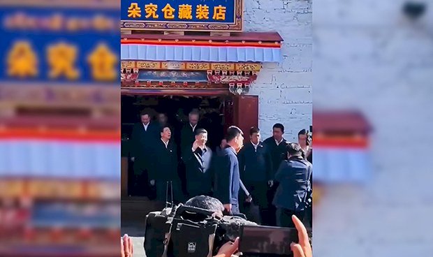 RFA:習近平突訪西藏拉薩 上任近十年首次