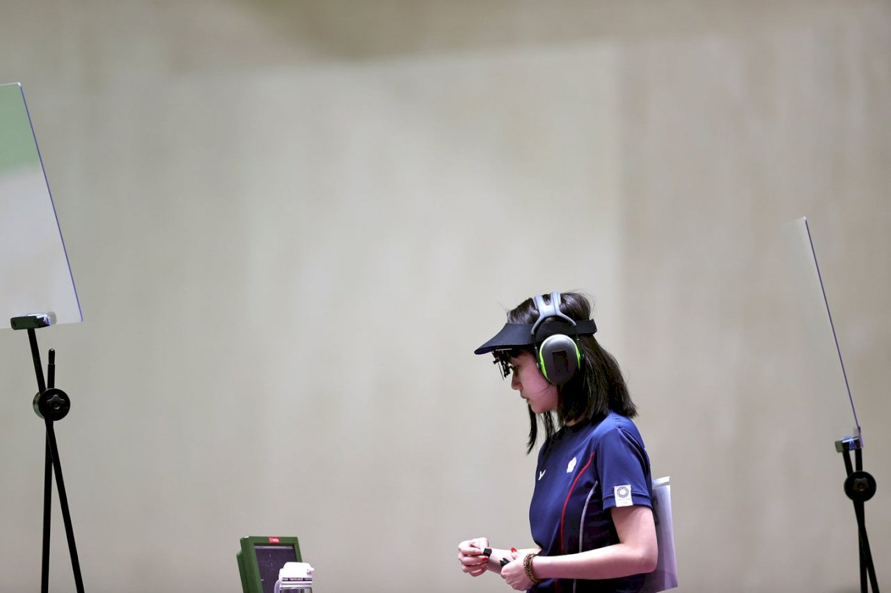 吳佳穎、田家榛女子25公尺手槍晉級8強 下午搶奧運獎牌