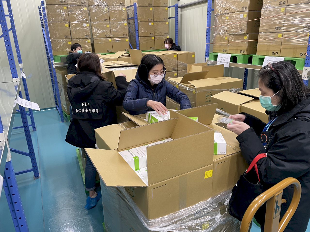 第五批高端今檢驗完畢 累計國內共有35.2萬劑