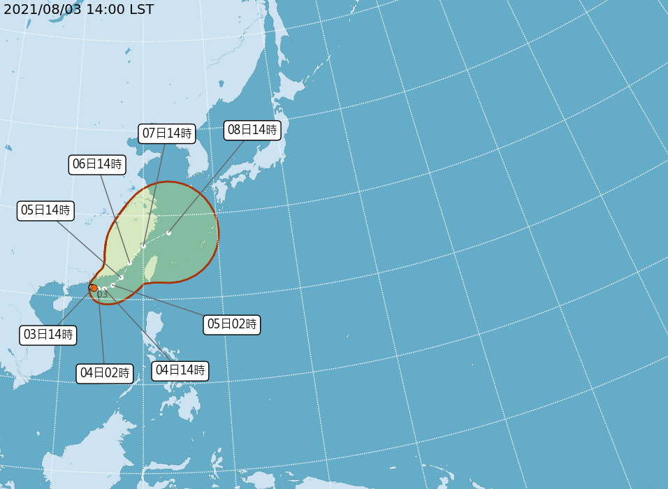 颱風盧碧最快今晚形成 中南部可能局部大雨或豪雨