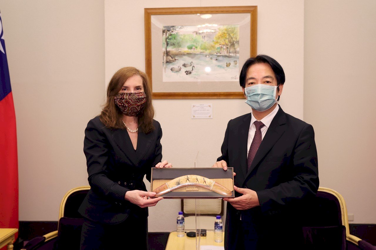 接見澳洲新任駐台代表 賴清德盼共同維持區域和平發展