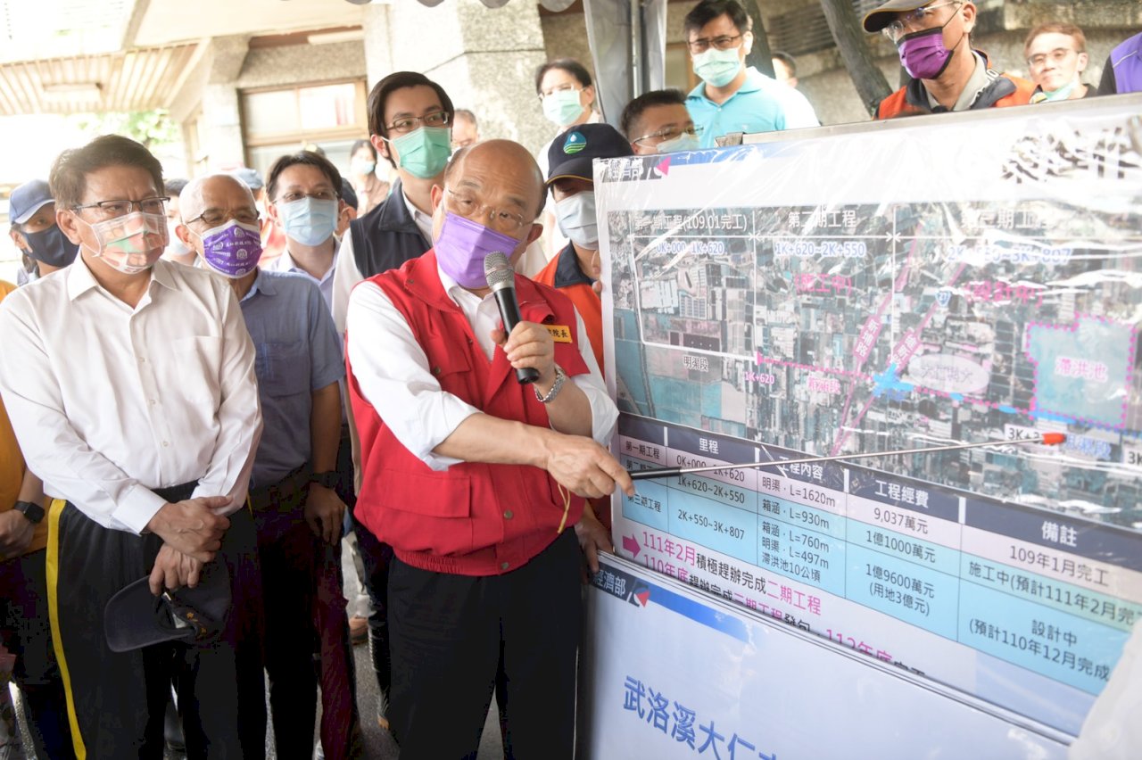 在野黨質疑治水無成效 蘇揆：若沒前瞻 連旱災都挺不過