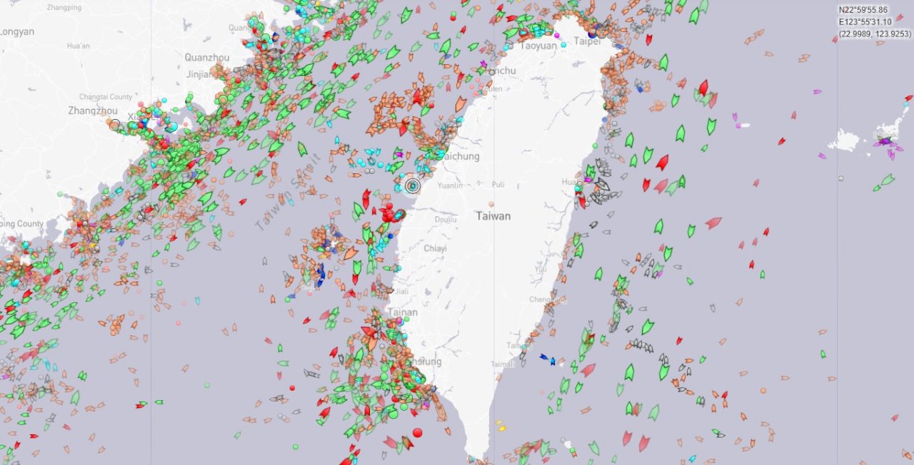法艦現身彰化外海 國防部:台海周邊情勢正常
