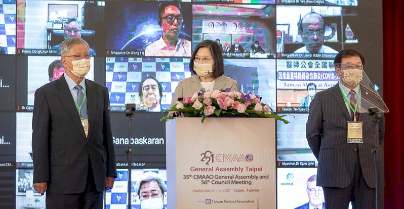 出席CMAAO大會 總統盼擴大區域合作 共同因應公衛挑戰
