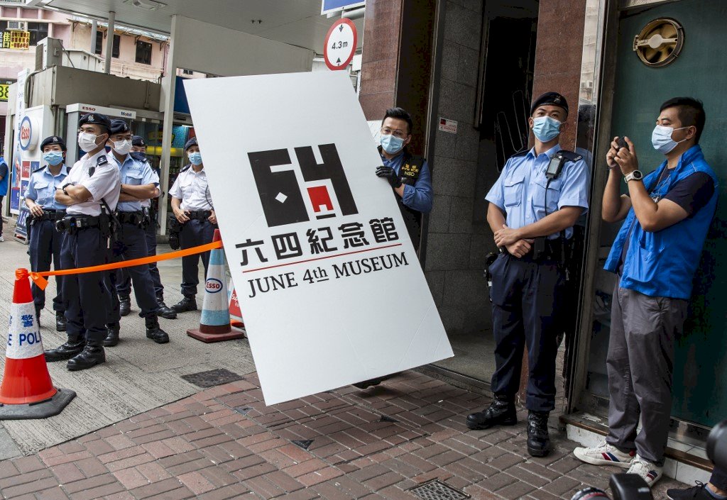 港六四紀念館被抄 天安門母親:遺物怎危害國安
