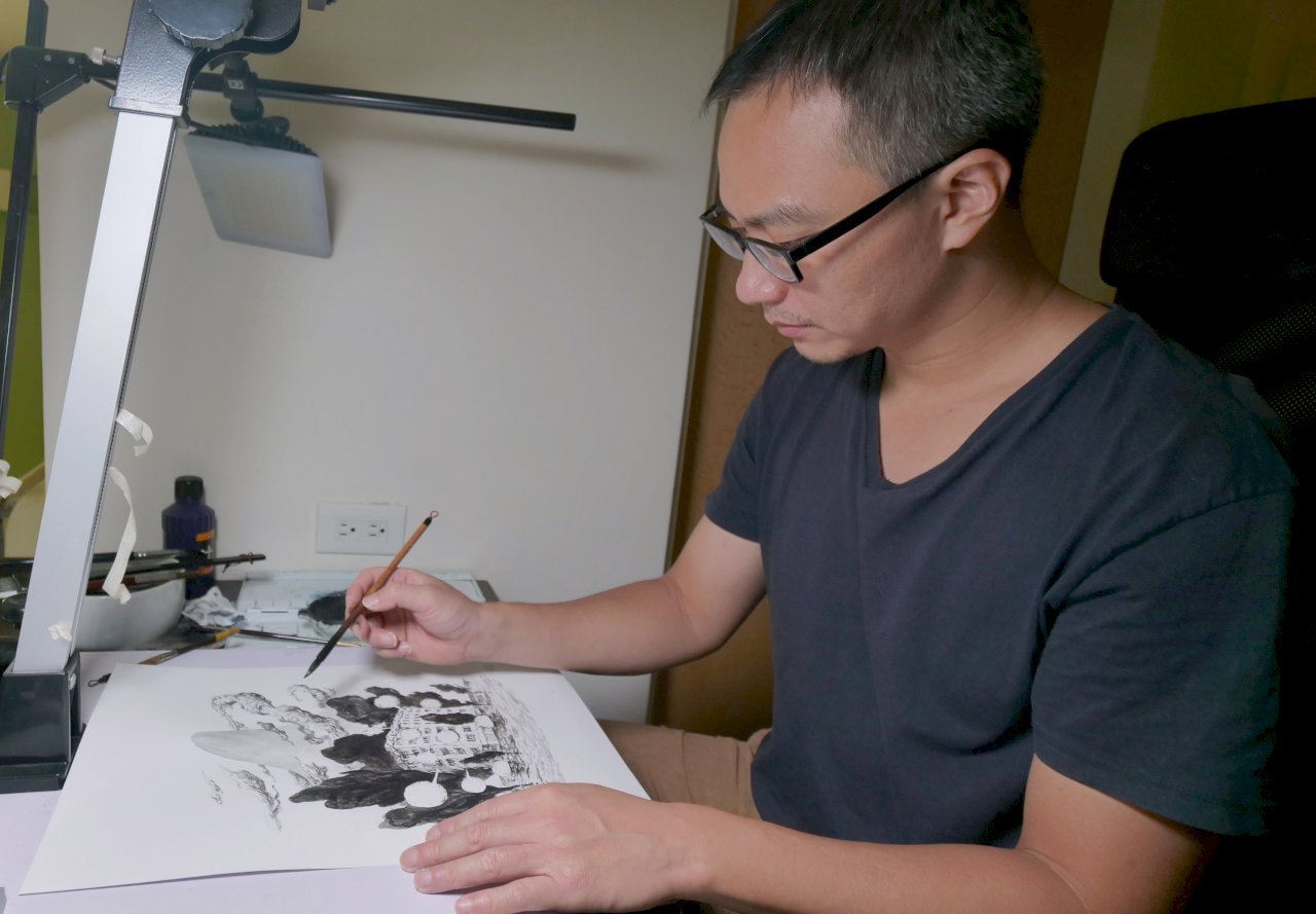 吳識鴻描繪楊牧筆下花蓮 摘比利時Raymond Leblanc漫畫新秀首獎