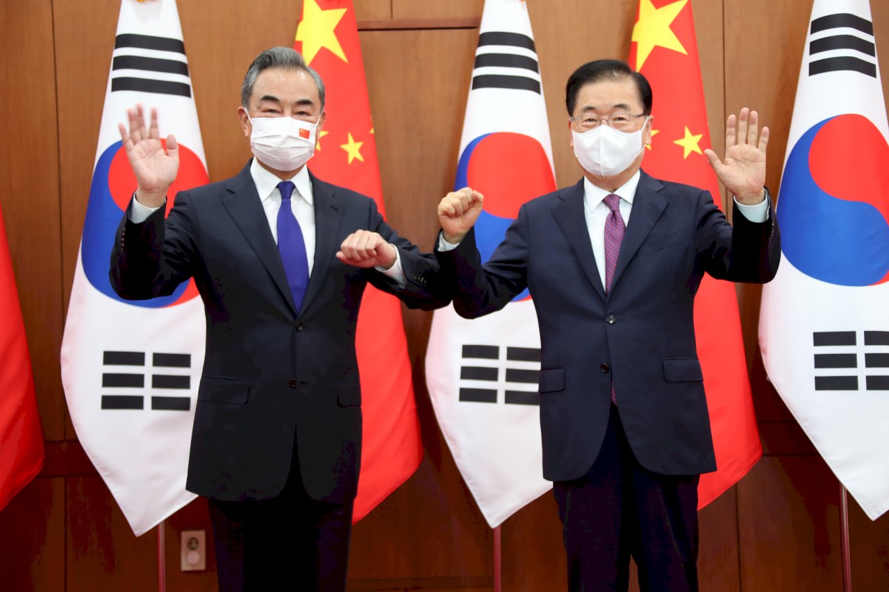 中韓外長會談 觸及強化兩國關係、北韓核談判議題