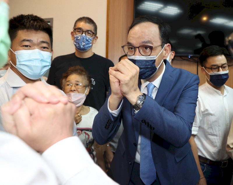 國民黨主席選舉 朱立倫宣布勝選呼籲團結