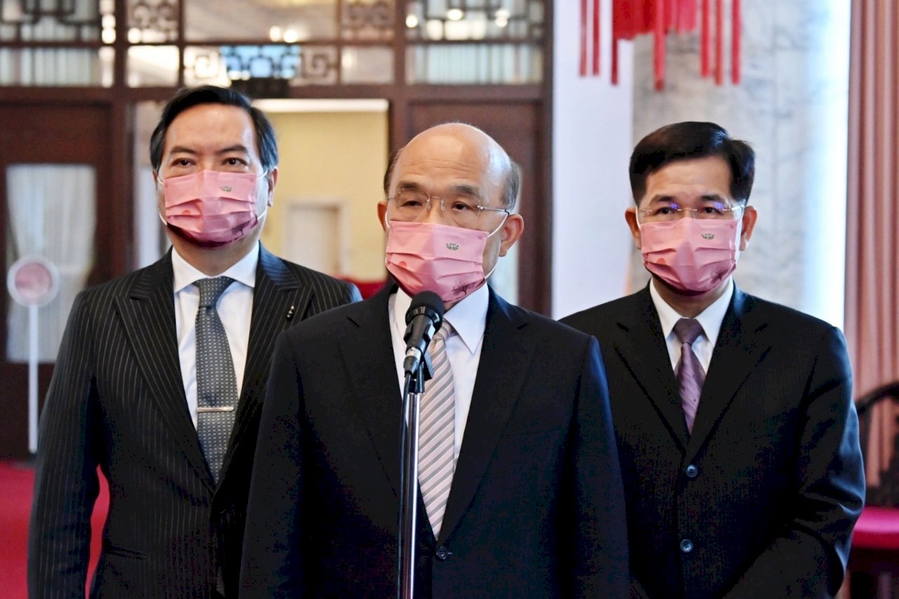 朱立倫回電文未寫「中華民國」 蘇揆:說會愛台灣都是假的