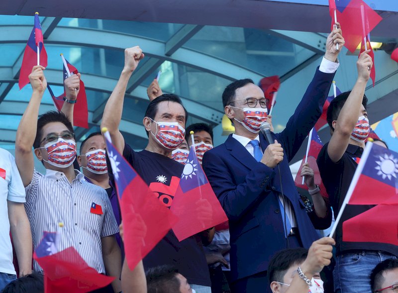 批雙十國慶logo 馬英九:中華民國到哪裡去了?