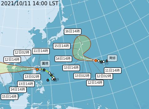 「圓規」颱風逼近 東半部北部山區嚴防大豪雨