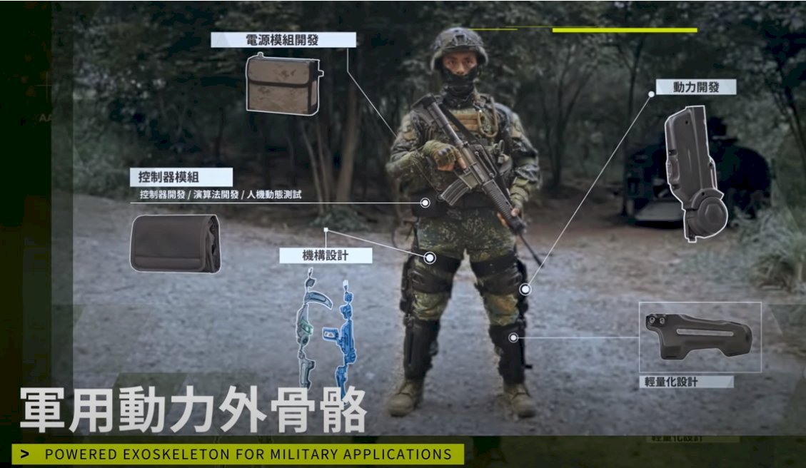 打造國軍鋼鐵人 中科院野戰型外骨骼系統曝光(影音)