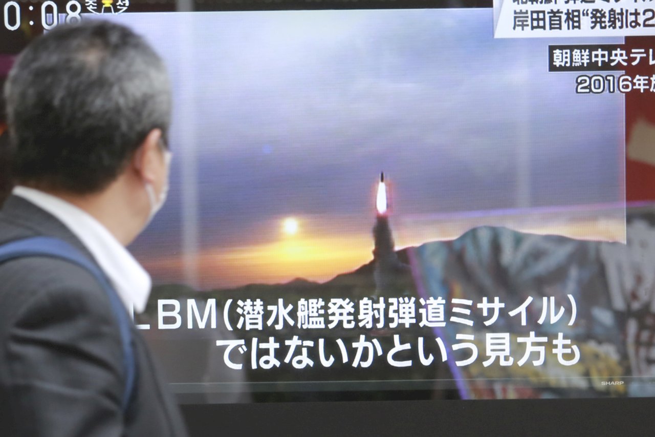 日韓官員:北韓從東海岸試射至少一枚彈道飛彈